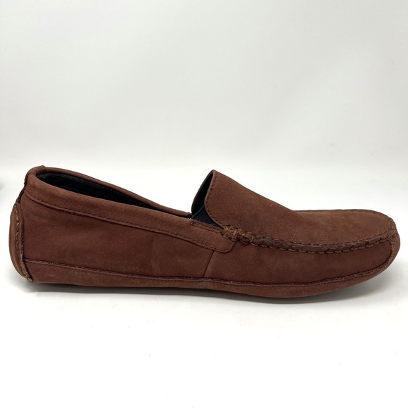Cole Haan Wyatt Men\'s Size 10 Venetian Driving Loafer Brown Slip On Style C35786